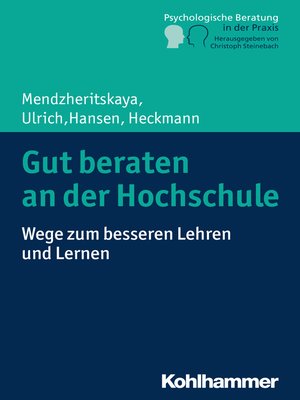 cover image of Gut beraten an der Hochschule